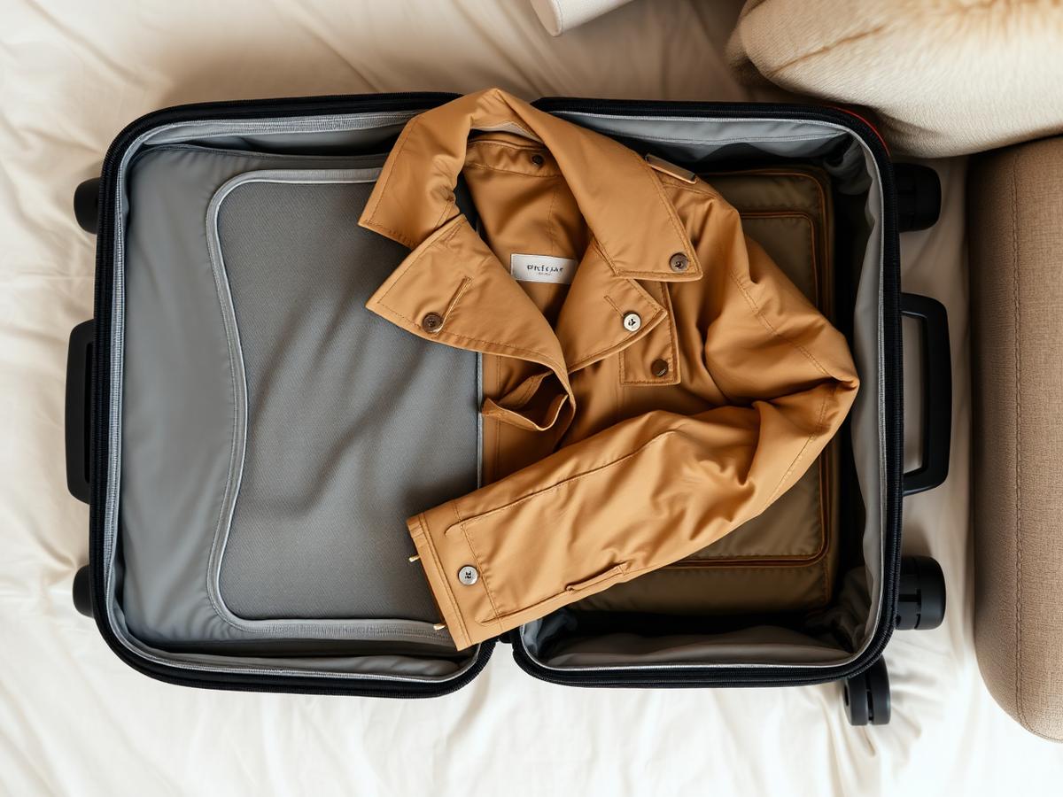 How to Pack a Trench Coat for Travel
